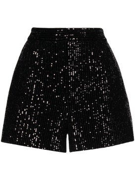 sequin-embellished shorts