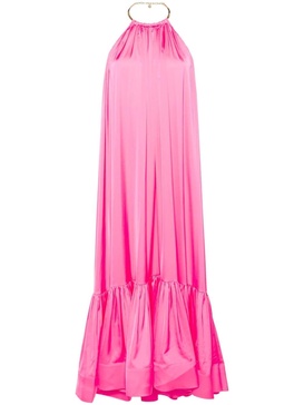 open-back maxi dress