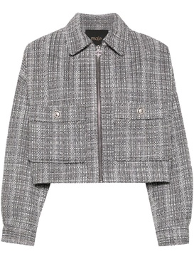 short tweed jacket