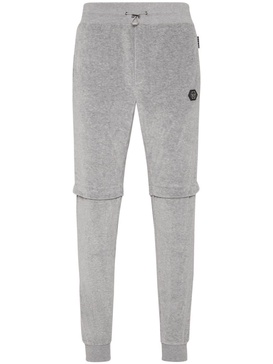 button-detail track pants