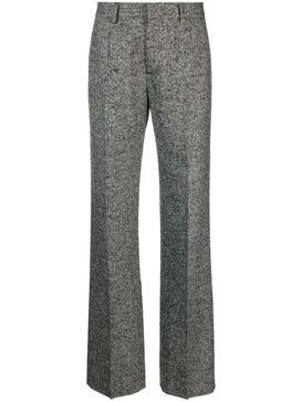 high-waisted tailored trousers