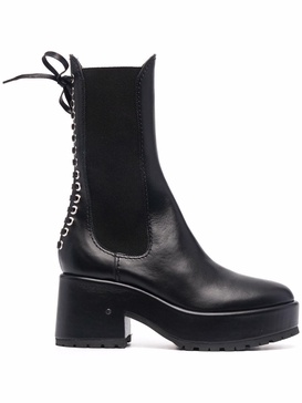 lace-up ankle boots