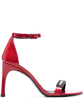 90mm patent leather sandals