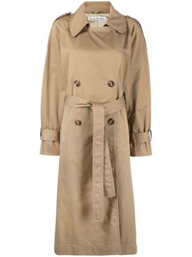 double-breasted trench coat