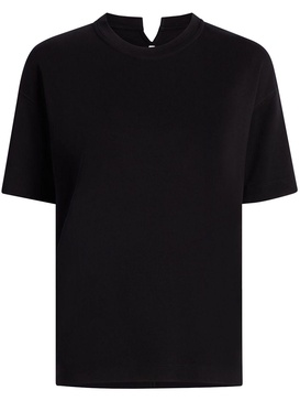 Luxe Seamed cotton T-shirt