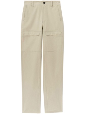 mid-rise cotton cargo pants