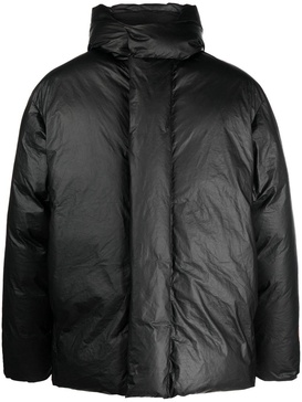 hooded puffer jacket