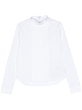 pleated cotton shirt