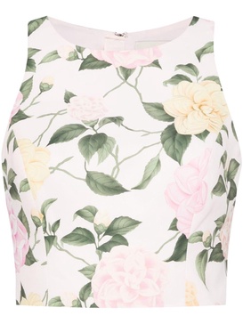 Lexie floral-print tank top