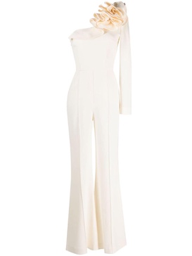 Cady ruffled one-shoulder jumpsuit