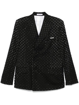 hole-punched blazer