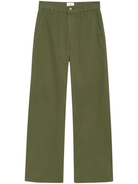 Briley curved-seam twill trousers