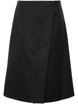 flared wrap skirt