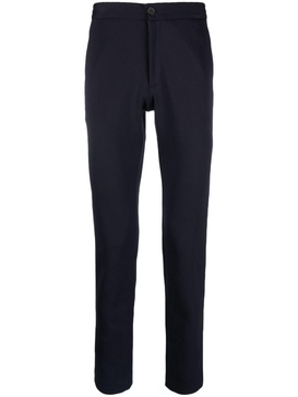 slim-cut elasticated-waistband trousers