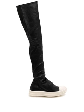 knee-high sneaker boots