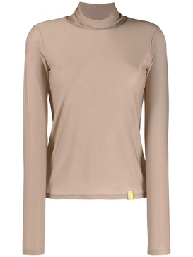 long-sleeved turtleneck top