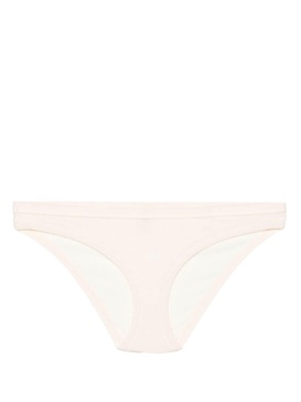 Heart Bell fine-ribbed thong 