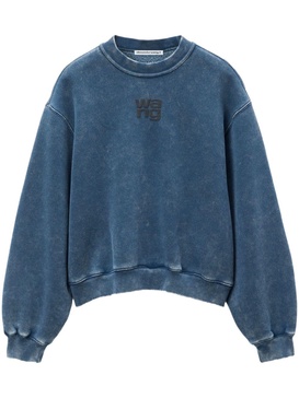 Alexander Wang Essential Terry Crew Sweatshirt Clothing