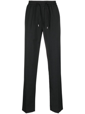 elasticated-waist tailored trousers