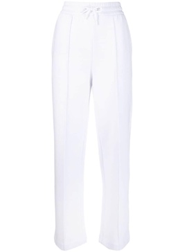 logo-patch cotton-blend trousers