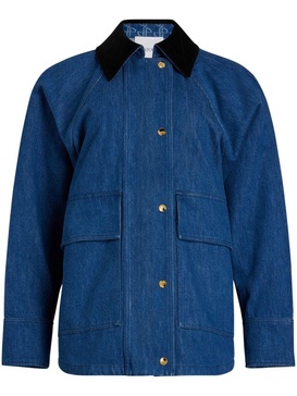 organic-denim parka