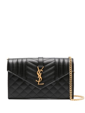 SAINT LAURENT Quilted Black Crossbody Handbag for Women - FW23 Collection