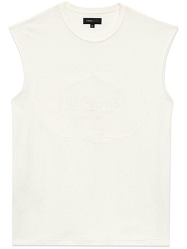 Crest cotton tank top