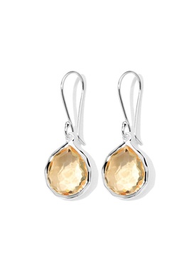 sterling silver Rock Candy® Teeny Teardrop citrine earrings