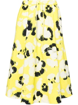 A-line midi skirt