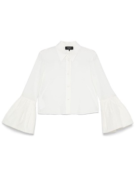 flared-cuffs shirt