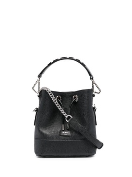 mini leather bucket bag