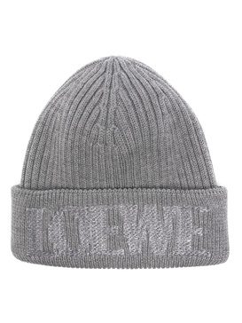 logo-jacquard beanie