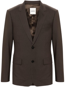 single-breasted blazer