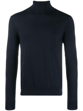 roll-neck wool jumper