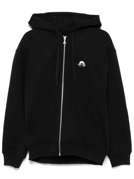 moon-logo hoodie