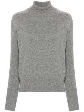 roll-neck wool jumper