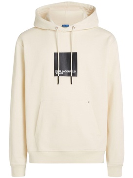 logo-print hoodie