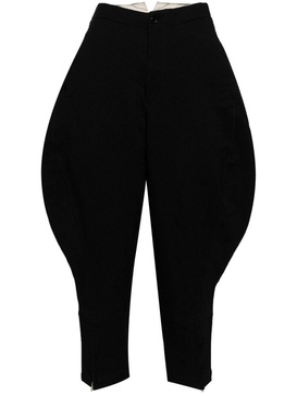 puffball cropped trousers