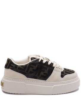 Zuca-motif panelled sneakers