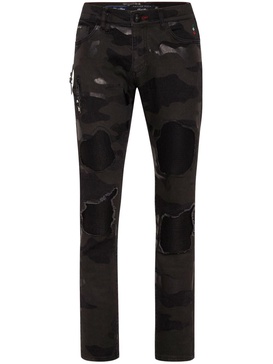 camouflage-print skinny jeans 