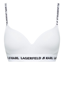 logo-underband padded bra