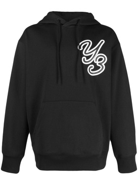 logo-print organic-cotton hoodie