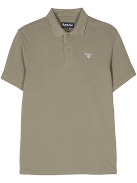 logo-embroidered cotton polo shirt