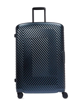 Atlas logo-embossed suitcase 