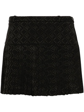 Moon Diamond-jacquard mini skirt