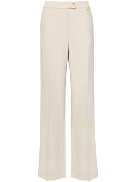 straight-leg tailored trousers