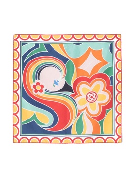 Le Pouvoir Des Fleurs silk scarf