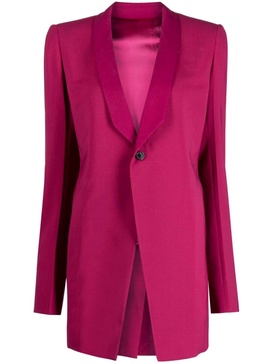 narrow-notch lapels blazer