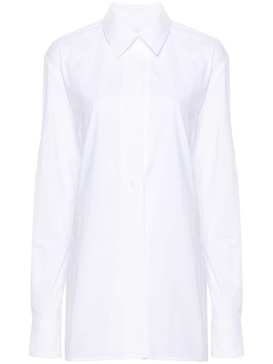 White Teverdi Cotton-Poplin Shirt