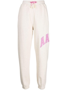 logo-patch drawstring track pants